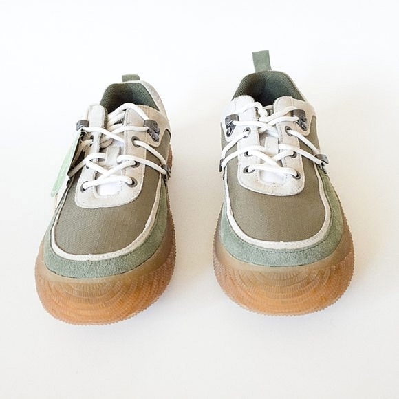 Hybrid Green Label Curious Eco Ortholite Suede Shoes NWT - Picture 4 of 15